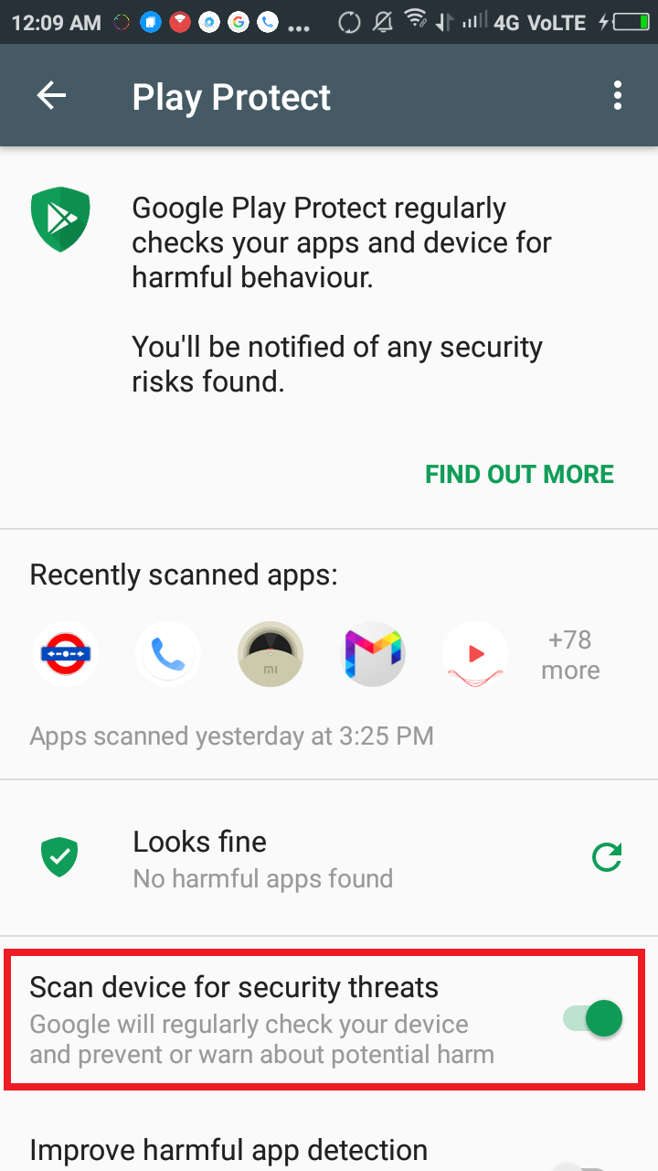 google play protect Betwin